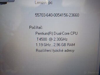 predám notebook LENOVO G550 , WINDOWS XP - 4