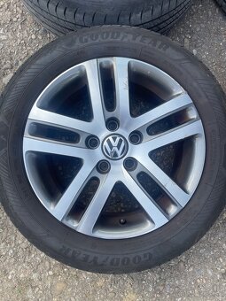 5x112 r16 elektróny Volkswagen+letné 205/55 r16 GoodYear - 4