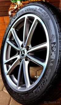 alu R18 5x112, ET33, orig. Mercedes CLS, (zimné pneu 245/45) - 4