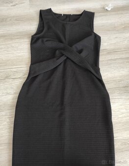 čierne letne elegantne šaty - 4