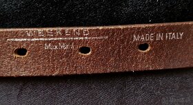 Max Mara, kožený dámsky opasok, ORIGINÁL - 4