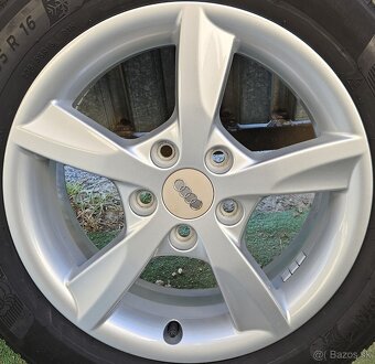 Atraktívne, originálne hliníkové disky AUDI - 5x112 r16 - 4