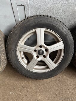Al disky Audi, Škoda+pneumatiky 225/55 R16. - 4