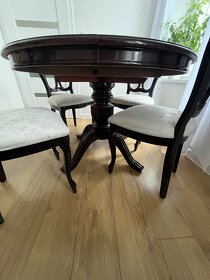 Jedálenský stôl a stoličky (rozkladací) - 4