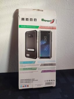 Vodotěsný kryt/pouzdro pro Samsung Galaxy S8 (zn. Redpepper) - 4