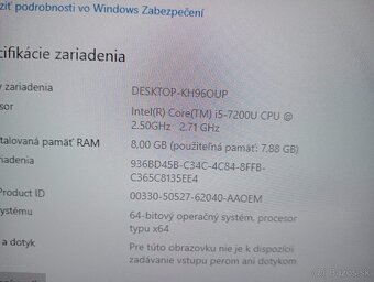 predám Lenovo v320 - Intel core i5 - 8gb ram - ssd - 4