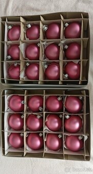 vianočné ozdoby - sklenené - 4