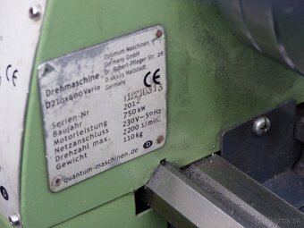 Mechanický sústruh Quantum D210X 400 Vario - 4