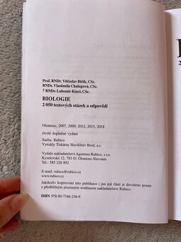 Biológie , 2050 testových otázok - 4