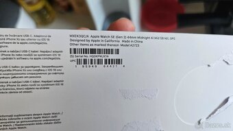 Apple Watch SE 2gen 2024 44mm - nové, raz zapnuté - 4