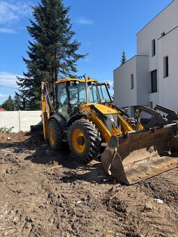 zemné a výkopové prace na traktor bagry JCB 4x - 4