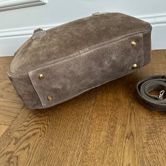 Talianska kabelka z brúsenej kože - 4