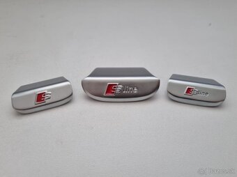 AUDI SLINE LOGO EMBLEM ZNAK DO VOLANTU - 4