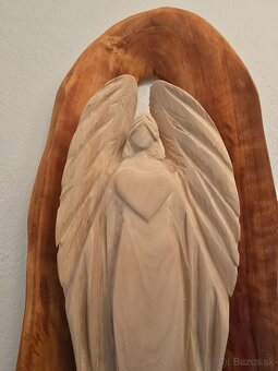 Drevená socha anjela - 4