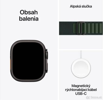 PREDÁM APPLE WATCH ULTRA 2 BLACK - 4