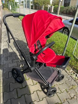 Cybex Platinum priam Black Matt True Red - 4