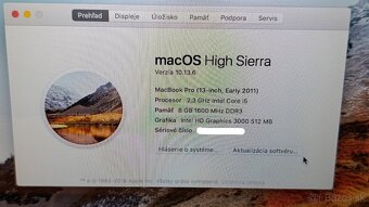 Apple MacBook PRO Early 2011 8GB RAM 500GB SSD SAMSUNG - 4