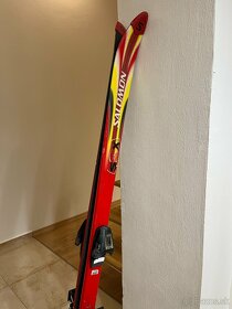 Salomon 160cm, zachovalé staršie zjazdové lyže - 4