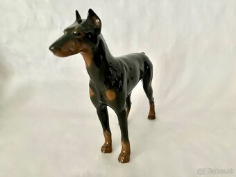 Porcelanovy pes - doberman Rosenthal - 4