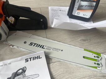 Predám ÚPLNE NOVÚ motorovú pílu Stihl MS170 a 2x olej - 4