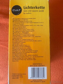 LED svetelná reťaz 8.5 m, 504 LED, teplá biela - 4