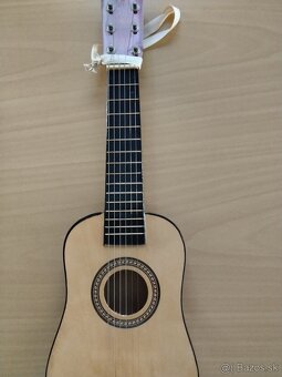 Detská drevená gitara 59cm - hračka - 4