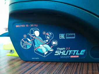 Predám podsedák Peg Pérego 2-3 Shuttle Monza super stav - 4
