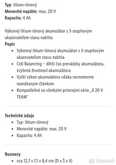 2x 20V 4Ah bateria PARKSIDE - 4