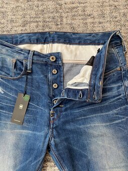 panske dzinsy, rifle g-star raw Type-c 3D velkost W34 L30 - 4
