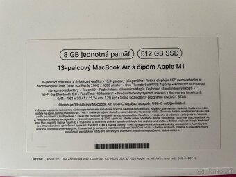Macbook Air 13", M1 8gb/500gb úložisko - 4