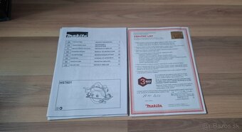 Predám okružnú pílu Makitu HS7601 - 4