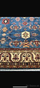 Ručne vyrobený perzký koberec Kazak Gul - 4