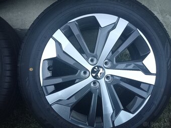 Peugeot 17"..215/60 R17 orig.hliník.disky...letná sada - 4