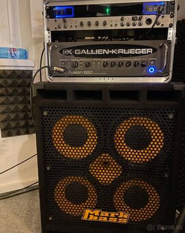 Gallien Krueger Fusion 550 a Markbass 104HF a Ladička Korg - 4