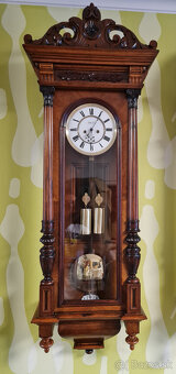 Starožitné nástenné hodiny Zelisko Prag - 4