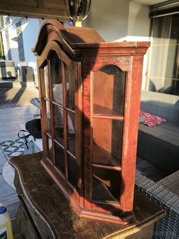 Nástenné vitríny v rustikálnom štýle – 2 ks - 4