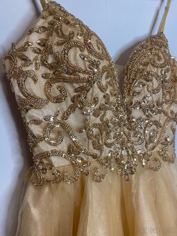 Zlaté šaty, veľ. S, s vysačkou - 4