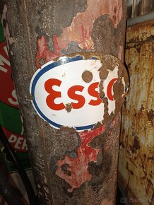 Starý benzínový stojan Esso 1932, původní, rare - 4