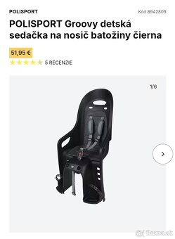 Detská sedačka na bicykel - 4