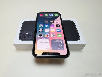 APPLE IPHONE 11 128GB BLACK TOP STAV,ZDRAVIE BATERKY 100% - 4