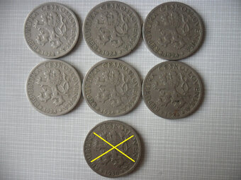 Mince  Prvá republika -  1 koruna - 4
