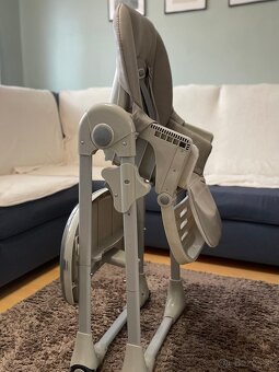 Detská stolička Kinderkraft YUMMY grey - 4