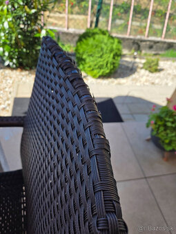 Zahradný hliníkový stôl s kreslami (6ks) - 4