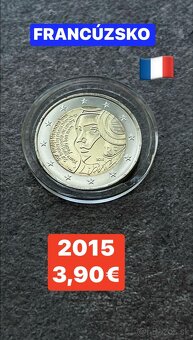 Francúzko - pamätné dvojeurové mince - 4
