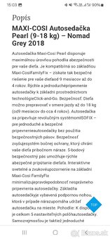 Maxi-Cosi Pearl detská autosedačka + Isofix FamilyFix - 4
