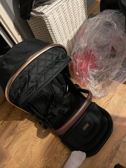 TOURAGOO Flexee 2 Black Rosegold kombinovaný 3in1 kočík - 4