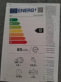 Umývačka riadu ETA - 4