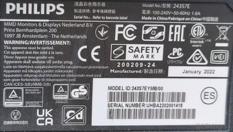 Predám monitor Philips 241S4LCB - 4