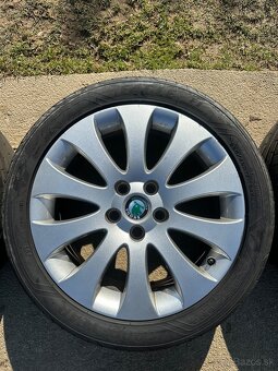 Disky škoda Superb 2 225/45 r17 - 4