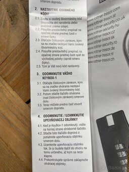 Bezpecnostna schranka - sejf na kluce - 4